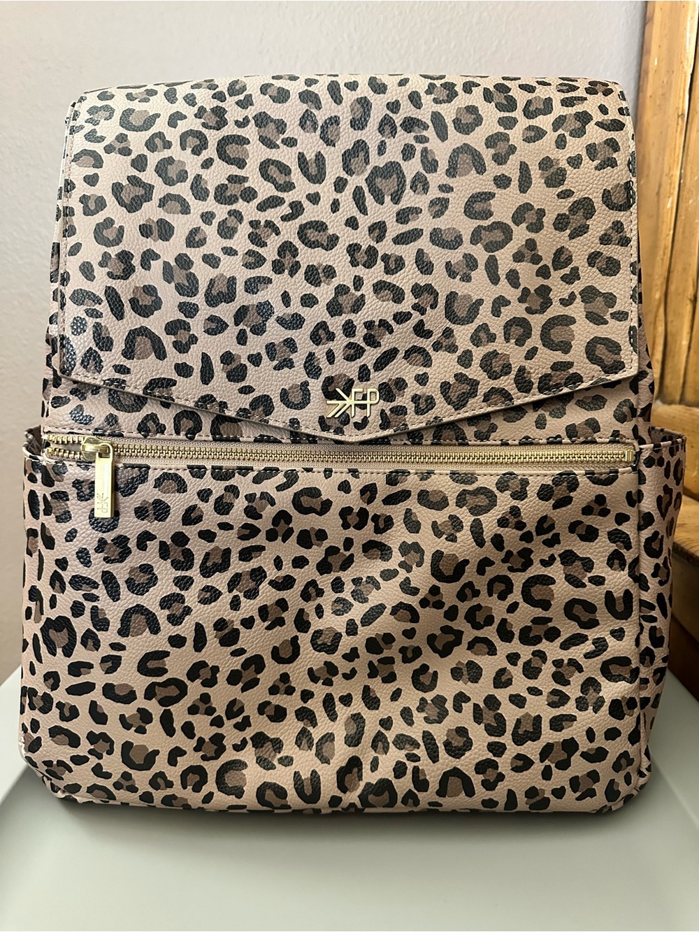 Leopard print Freshly Picked Classic Diaper Bag